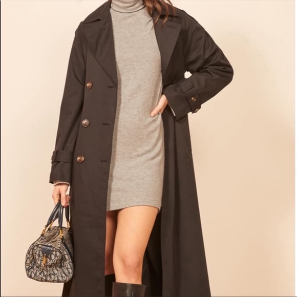 NWOT REFORMATION Daze Turtleneck Sweater Dress XS - Picture 4 of 12